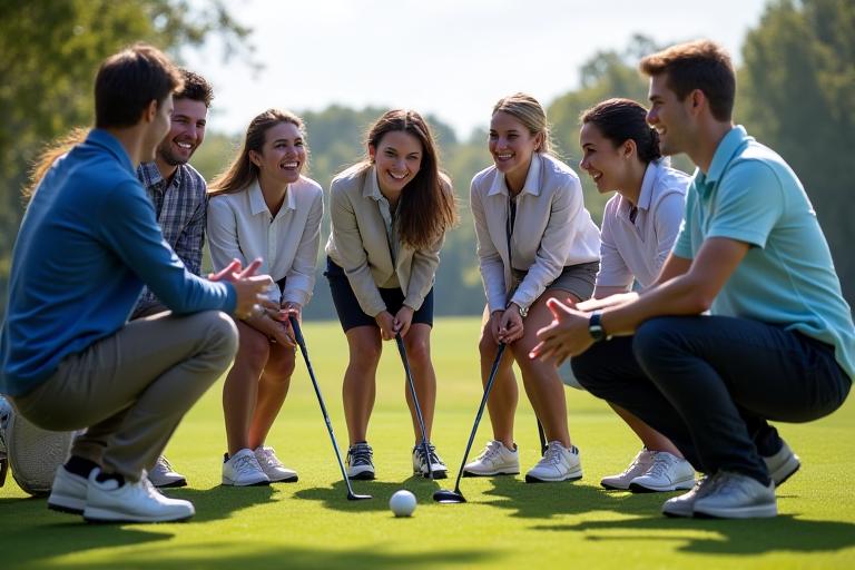 Team Building Golf Korporat